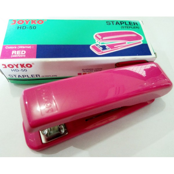 

Joyko Stapler HD-50 Kuning / Orange / Pink / Biru / Hijau / Ungu
