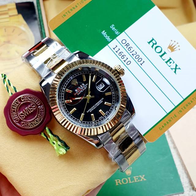 JAM TANGAN ROLEX GRAND AAA FULL STAINLESS KW SUPER