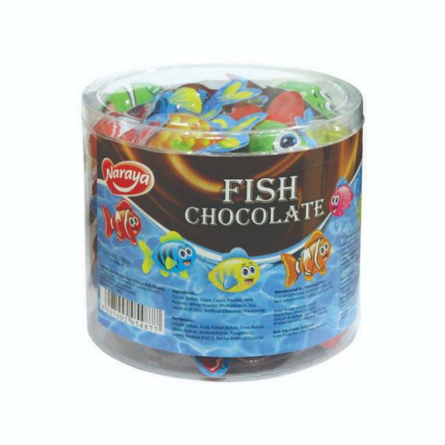 

Naraya Fish Chocolate /Coklat Susu Bentuk Ikan