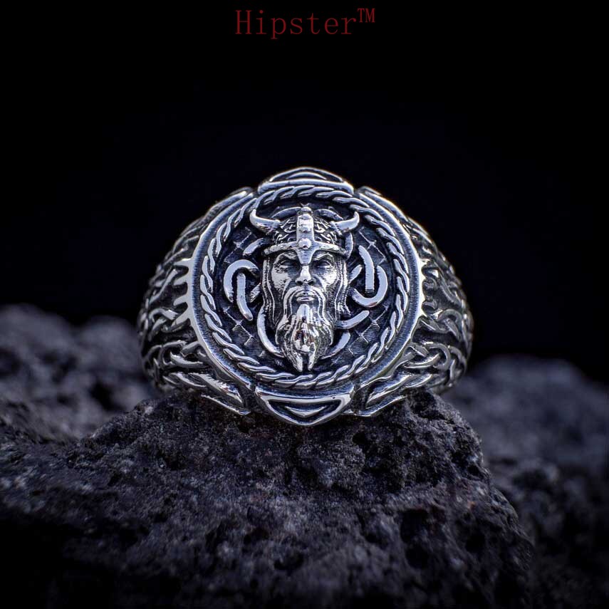 New Silver Ring Domineering Men