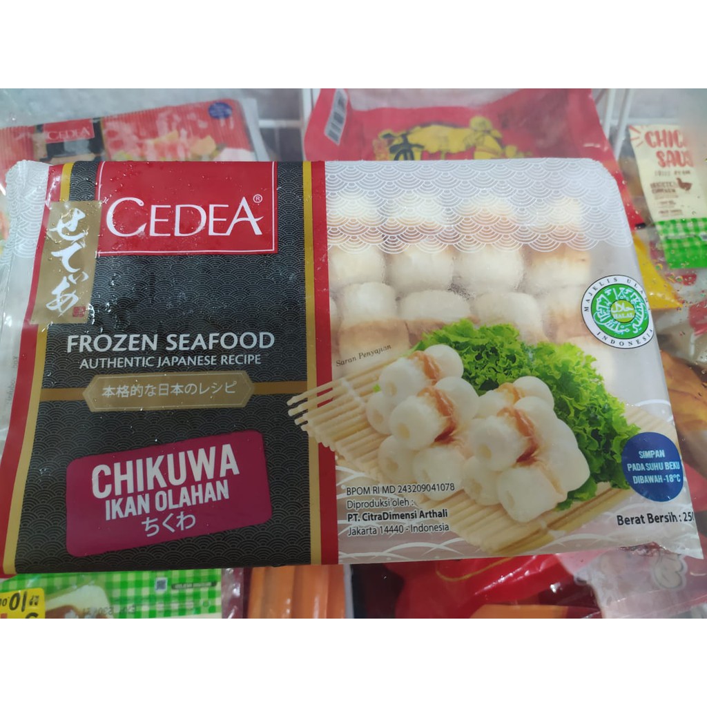 

☀FICUNGSTORE☀Cedea Chikuwa mini Tray 250 gr