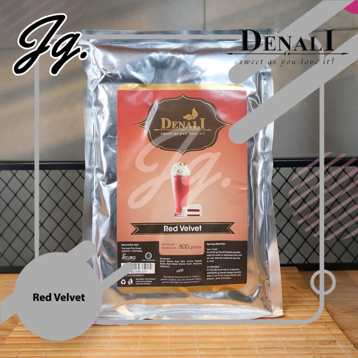 

(BISA COD) BUBUK DENALI RED VELVET | POWDER REDVELVET 800 gr