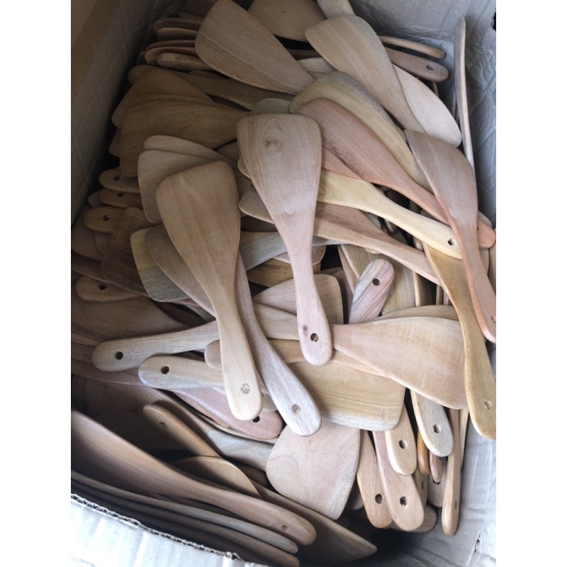 centong spatula teflon sutil sodet kayu mahoni