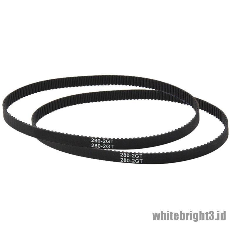&lt; White3 &gt; GT2 Timing Belt Karet 2GT 6mm Untuk Printer 3D