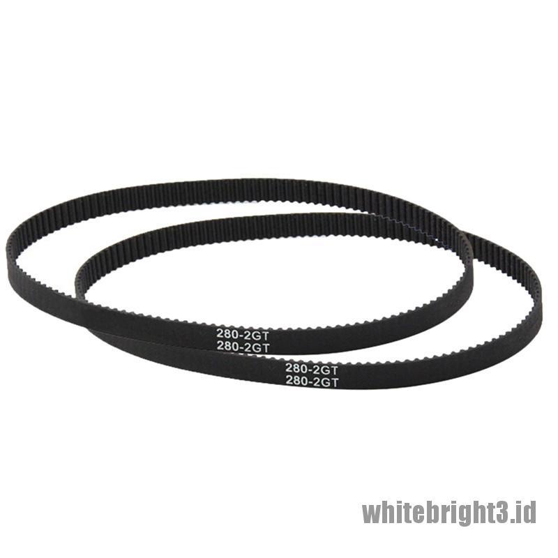 &lt; White3 &gt; GT2 Timing Belt Karet 2GT 6mm Untuk Printer 3D