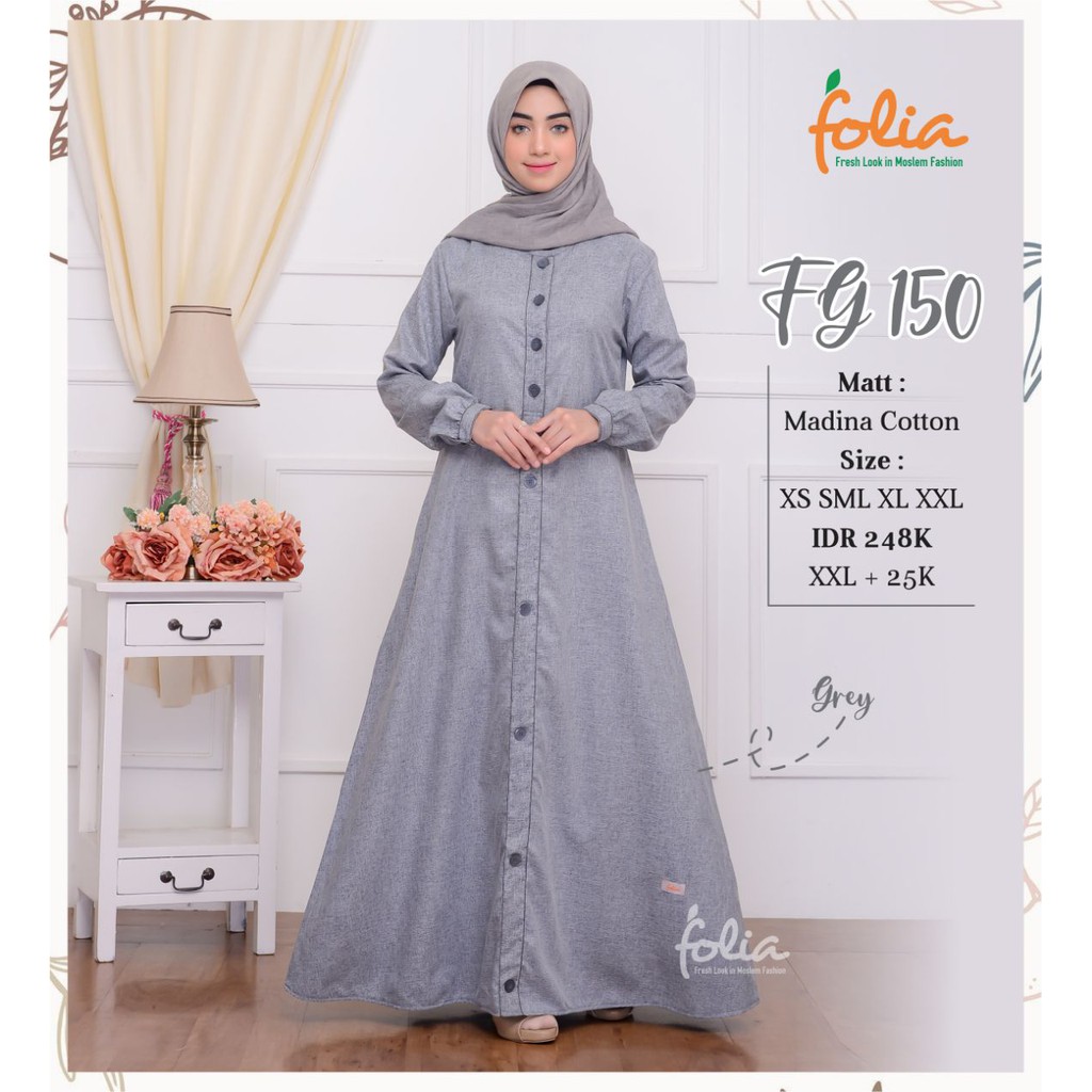 Gamis Katun Folia FG 150