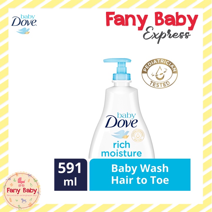 BABY DOVE HAIR TO TOE BABY WASH 591ML