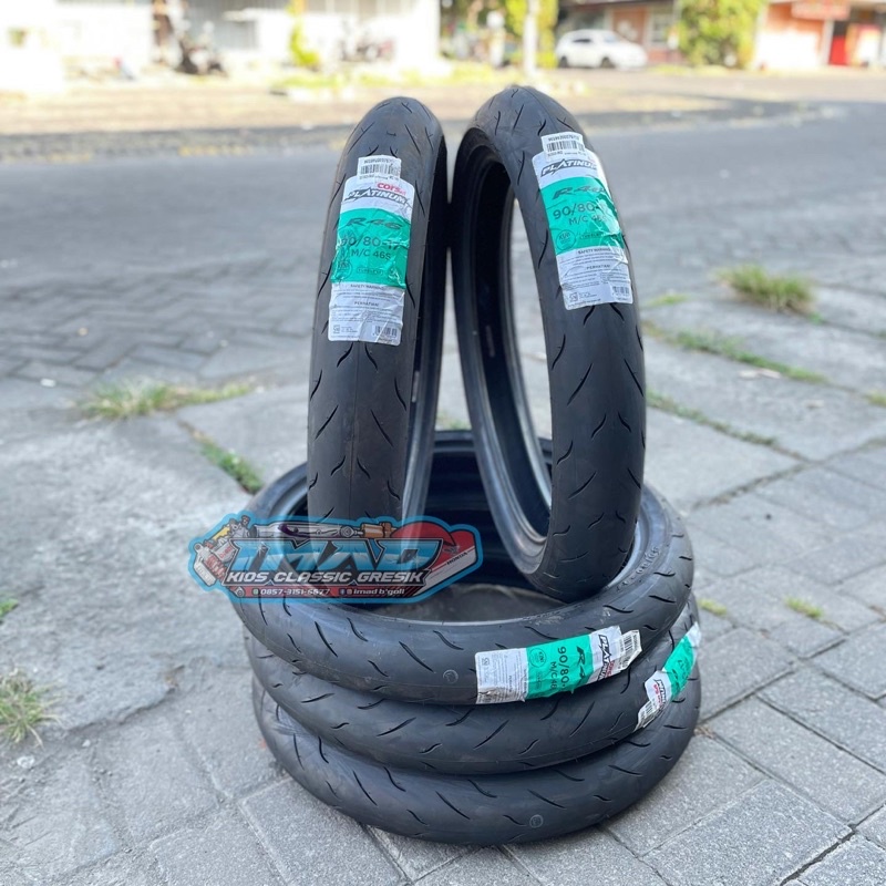 Ban Donat Corsa R46 Platinum Tubeless Soft Compound Ring 17 ukuran 90/80