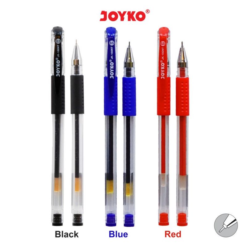 

Joyko Gel Pen JK-100NT (Black, blue, red) / pulpen gel joyko