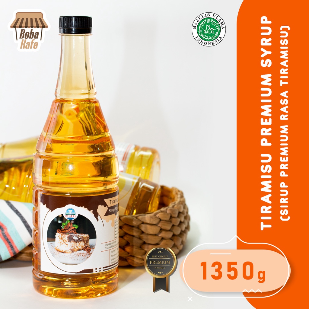 

TIRAMISU PREMIUM SYRUP PILARI (Sirup premium rasa Tiramisu)