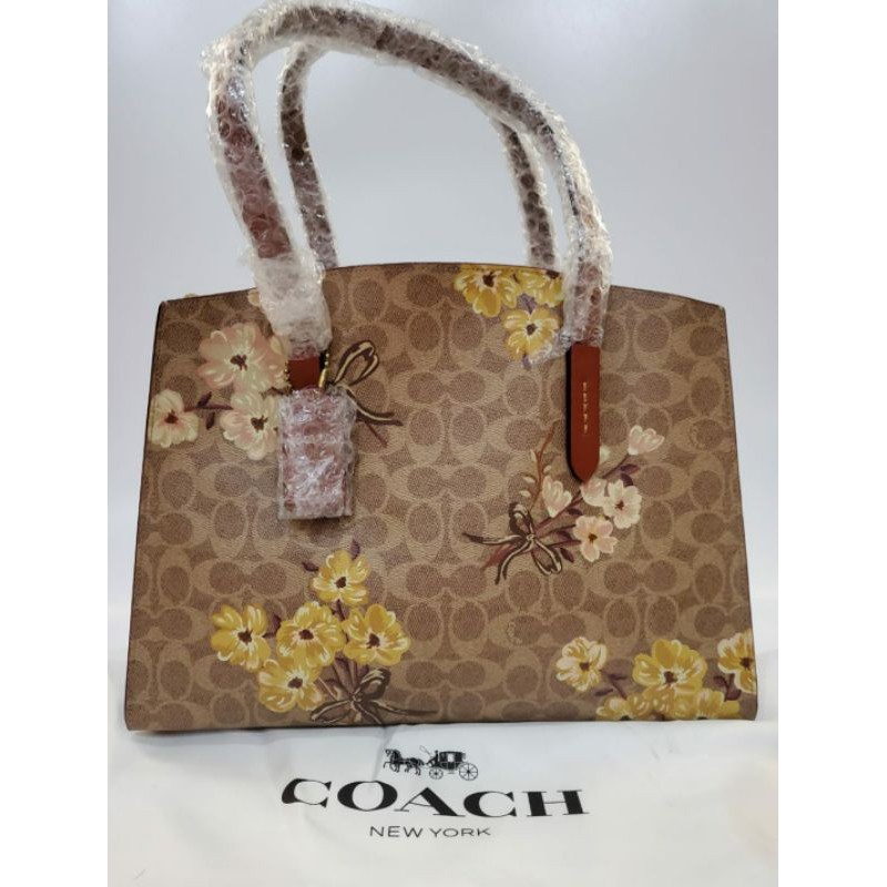 Coach Charlie Tan Rush Brown