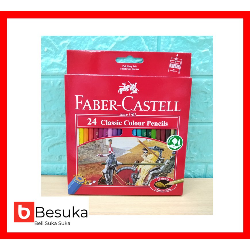 

FABER CASTELL CLASSIC COLOUR PENCIL 24L