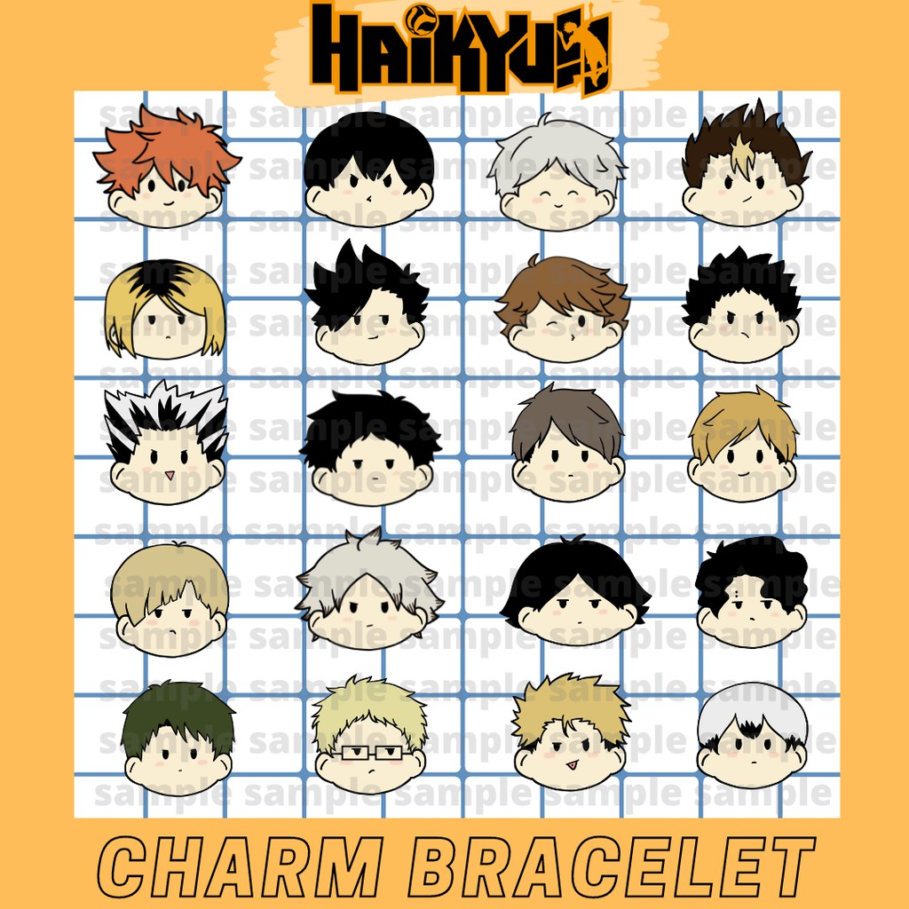 HAIKYUU BRACELET - CHARM by YOUR.MIRAE