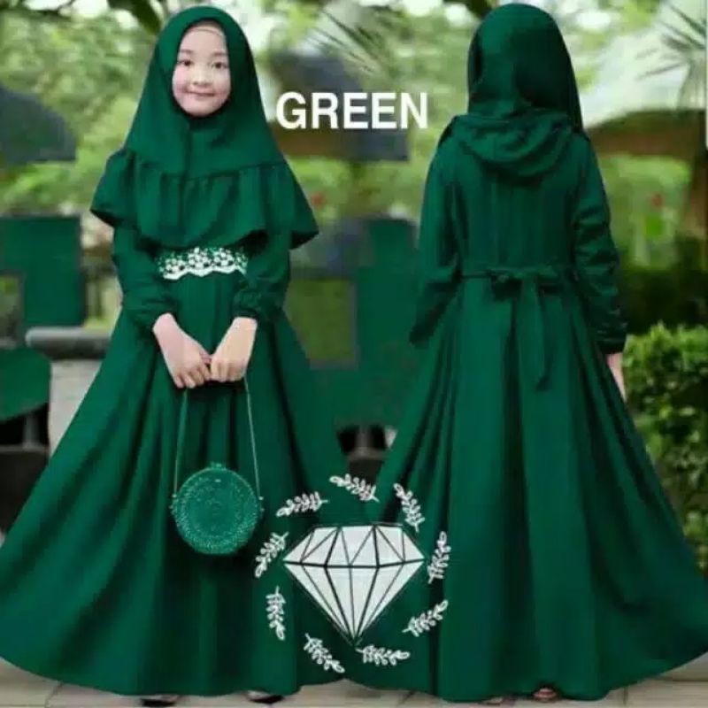 GAMIS ANAK PEREMPUAN 6-8TAHUN GAMIS DELILLAH/GAMIS  DELISHA KIDS/GAMIS SET PREMIUM