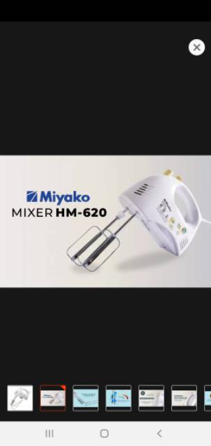 Miyako Hand Mixer HM-620 Promo Murah