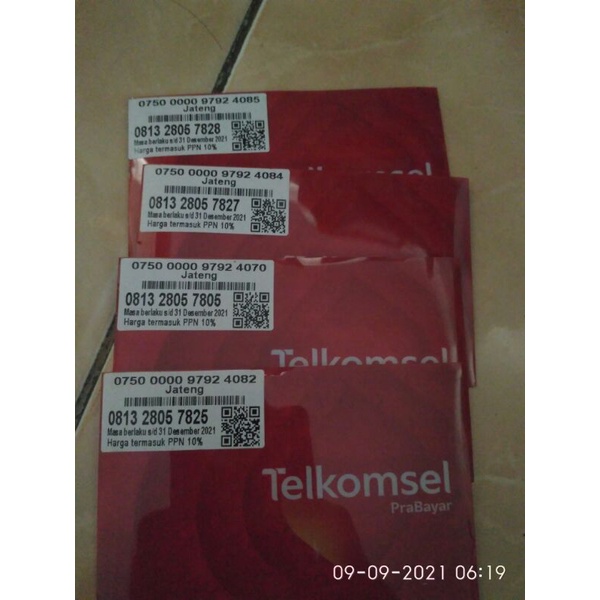 Kartu Telkomsel Nomor Cantik Pulsa 0 Rupiah Segel
