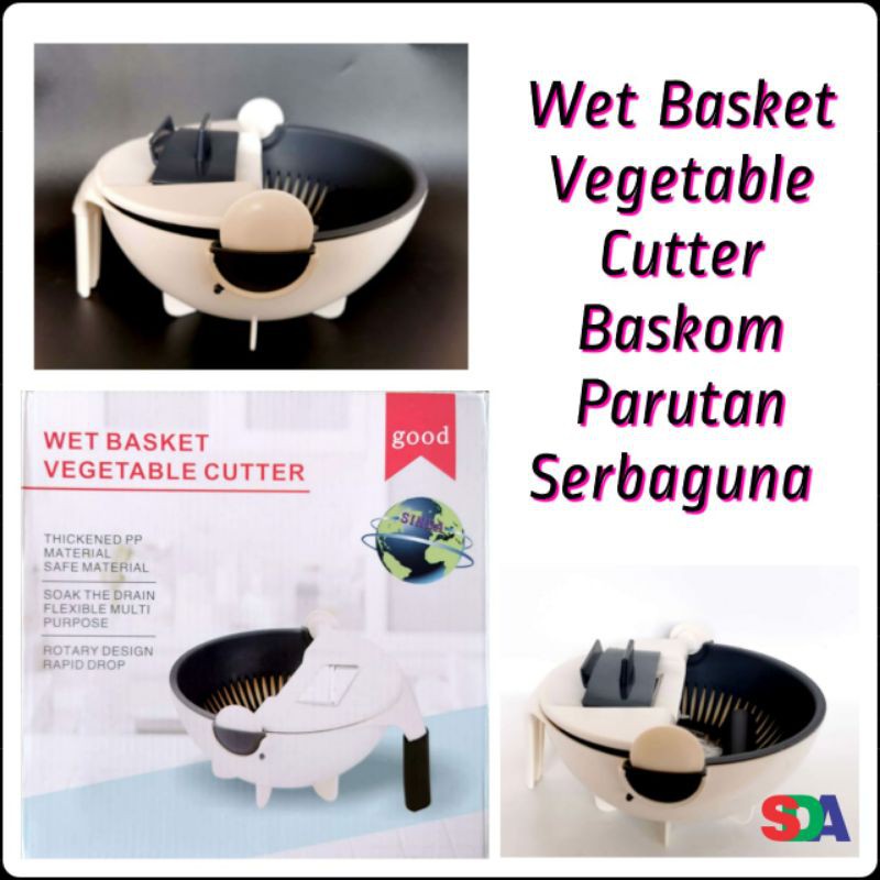 Wet Basket Saringan Sayur Vegetable Cutter Serbaguna