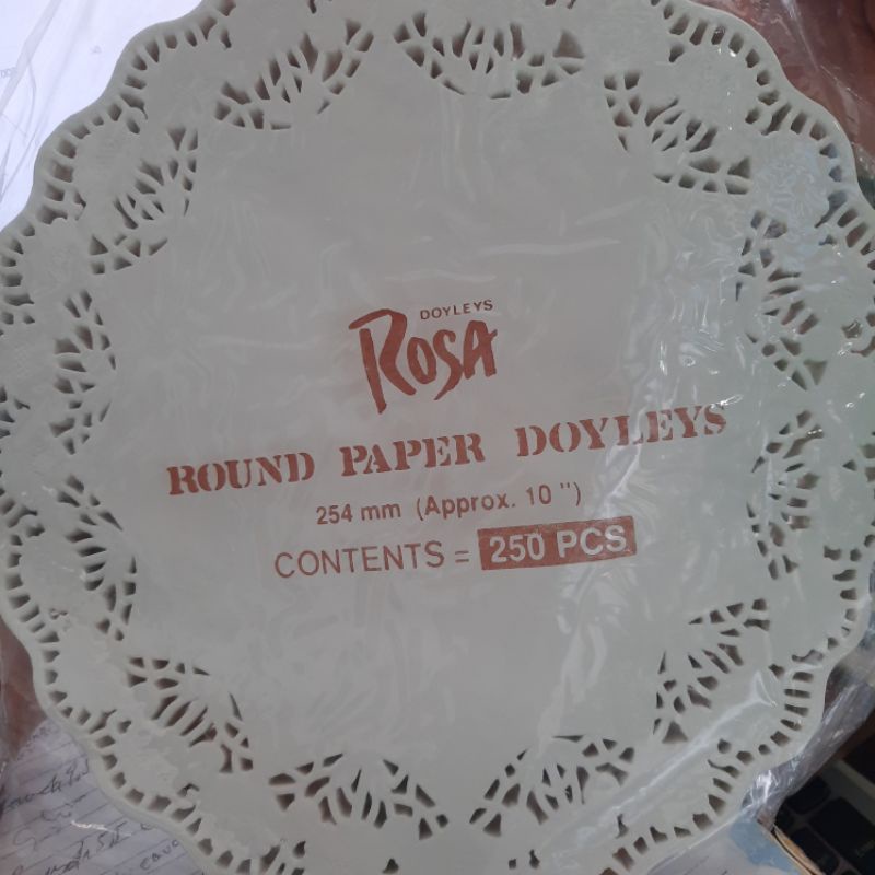 

Renda bulat 254mm (10inci) 250pcs