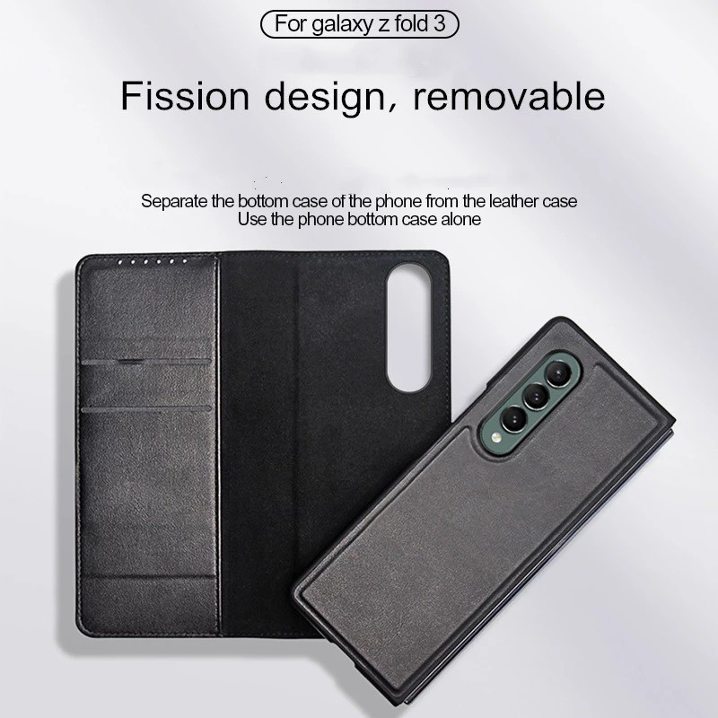 Split Folding Case Samsung Z Fold 3 5G - Samsung Z Fold 3 Fold 3 Case Cover