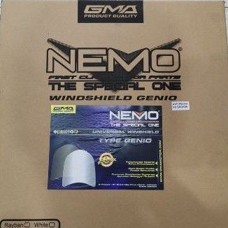 Windshield Winsil Nemo Genio Universal Bebek dan Matic Plus Breket