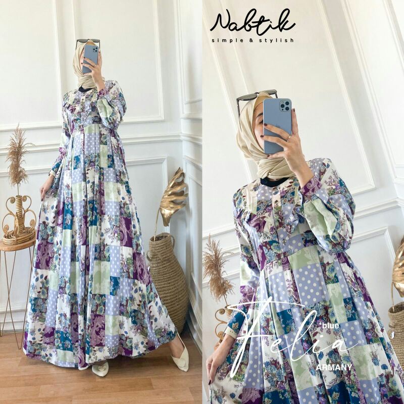 FELIA &amp; SALWA Maxi Dress Ori by Nabtik