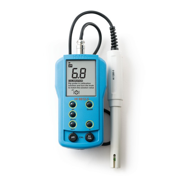 Hanna instruments HI-9812-5 pH/EC/TDS/°C Portable Meter HI9812-5
