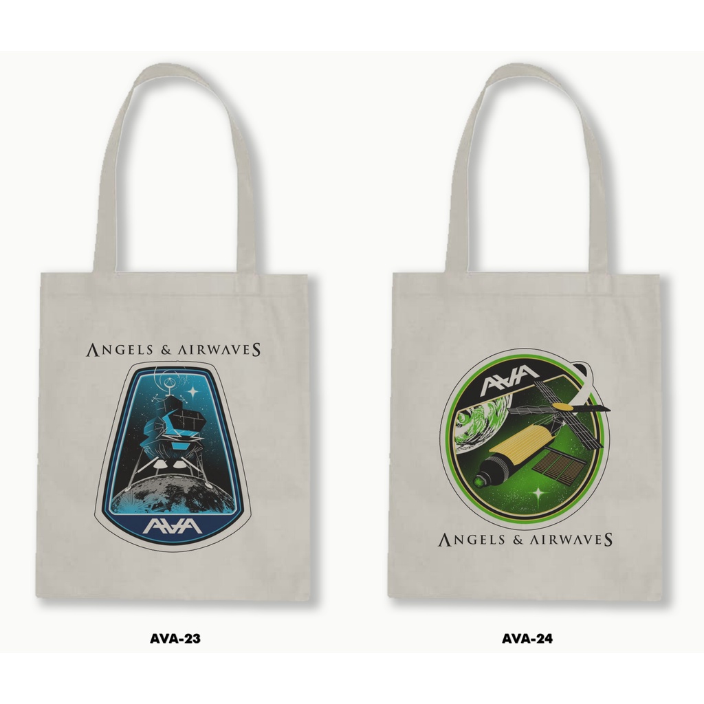 TOTE BAG BLACU - ANGELS AND AIRWAVES 02