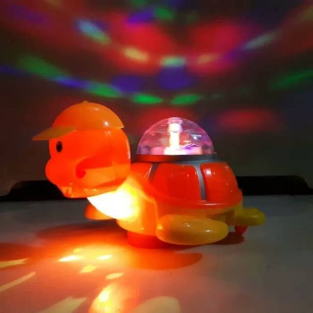 Funtastic Turtle Dancing Disco Mainan Kura-kura Goyang dan Bernyanyi 66-005173A