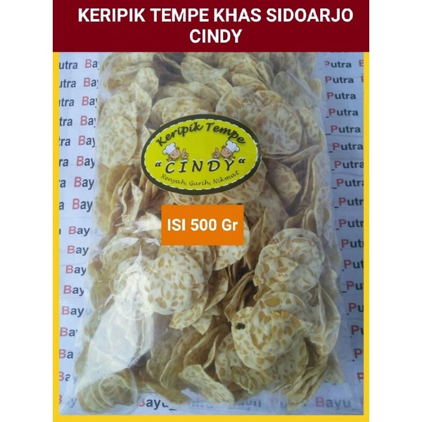 

[PROMO] KERIPIK TEMPE KHAS SIDOARJO "CINDY" 500 gr