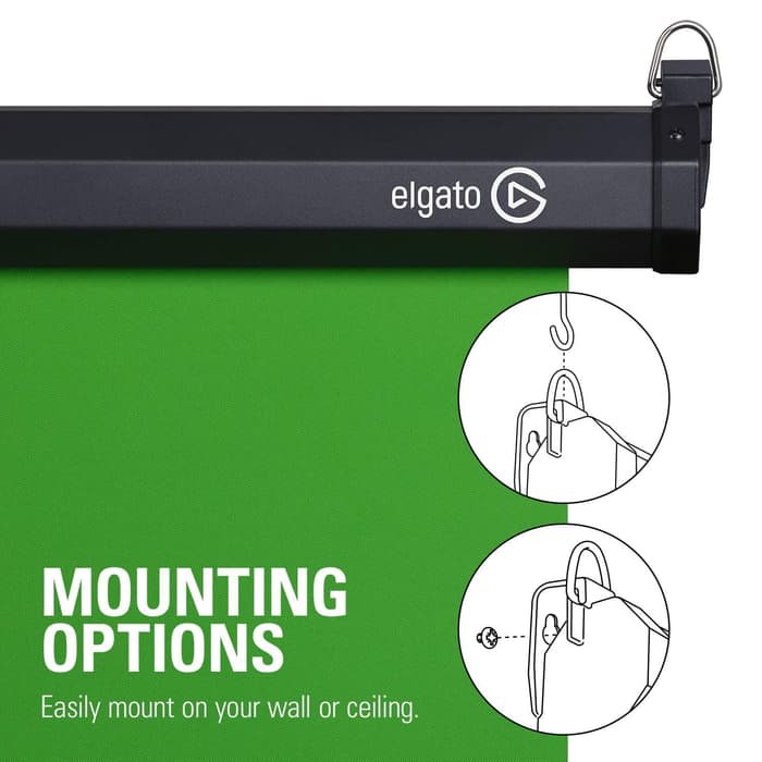 Elgato Green Screen MT - Mountable Collapsible Chroma Key Panel