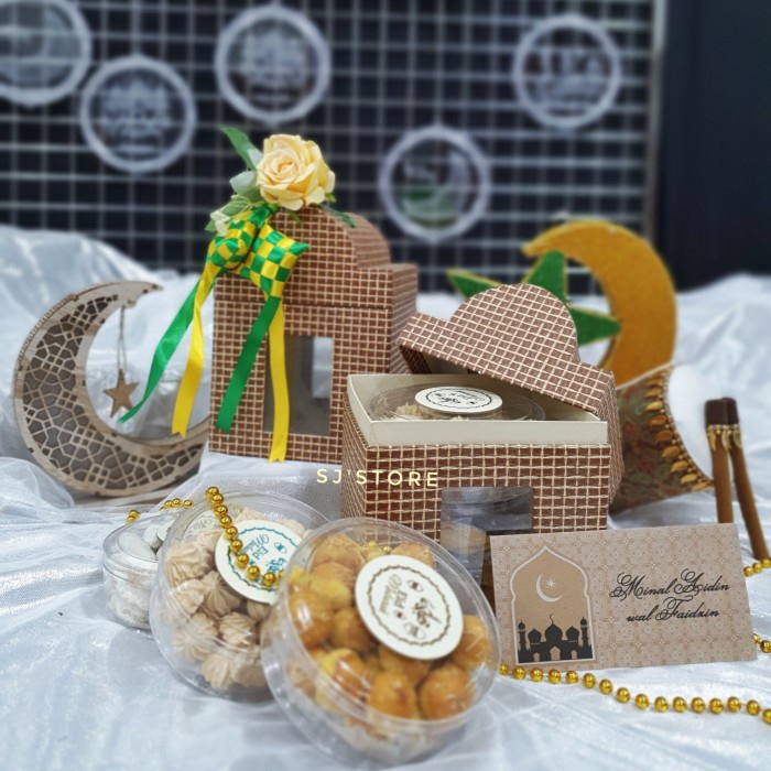 

Aksesoris hiasan box hampers lebaran idul fitri parcel 2021 - Tanpa isi