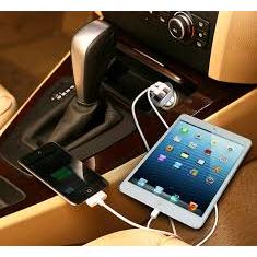 TBI 3 PORT USB CAR CHARGER - CASAN 3 IN 1