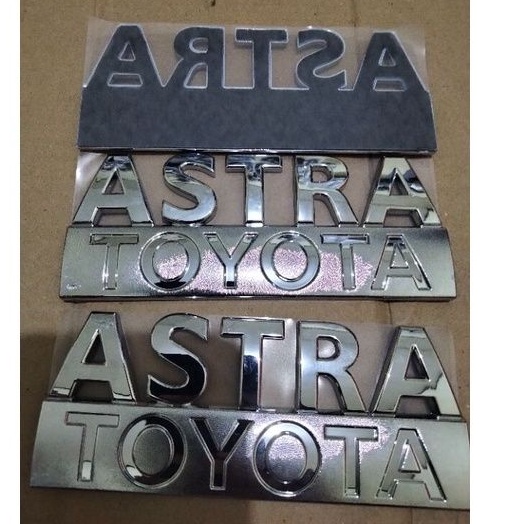 Emblem tulisan Astra Toyota original