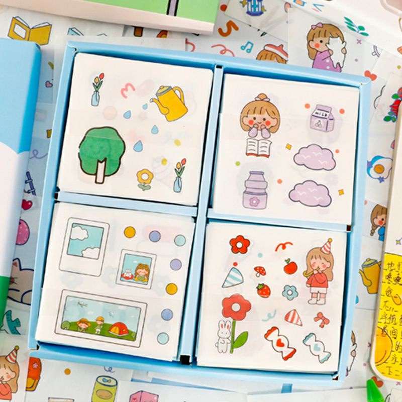 

◇IZZA◇ STICKER TELADO KERTAS WASHI KARTUN JEPANG SCRAPBOOK DIARY