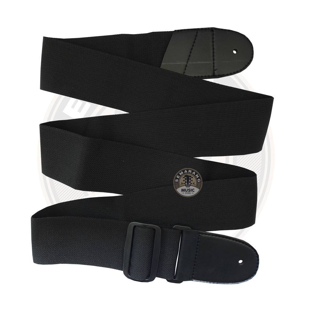 Strap Sabuk Gitar dan Bass Polos Berkualitas