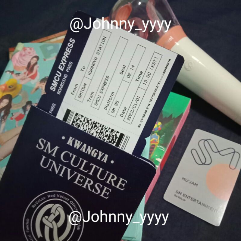 SMCU EXPRESS TICKET - Red Velvet, NCT, WayV, EXO