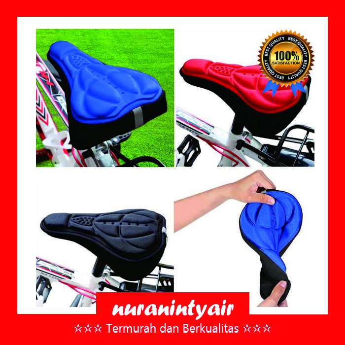 Bantal Sarung Jok Sepeda Empuk Sponge Saddle Sadel Sepeda Lipat MTB