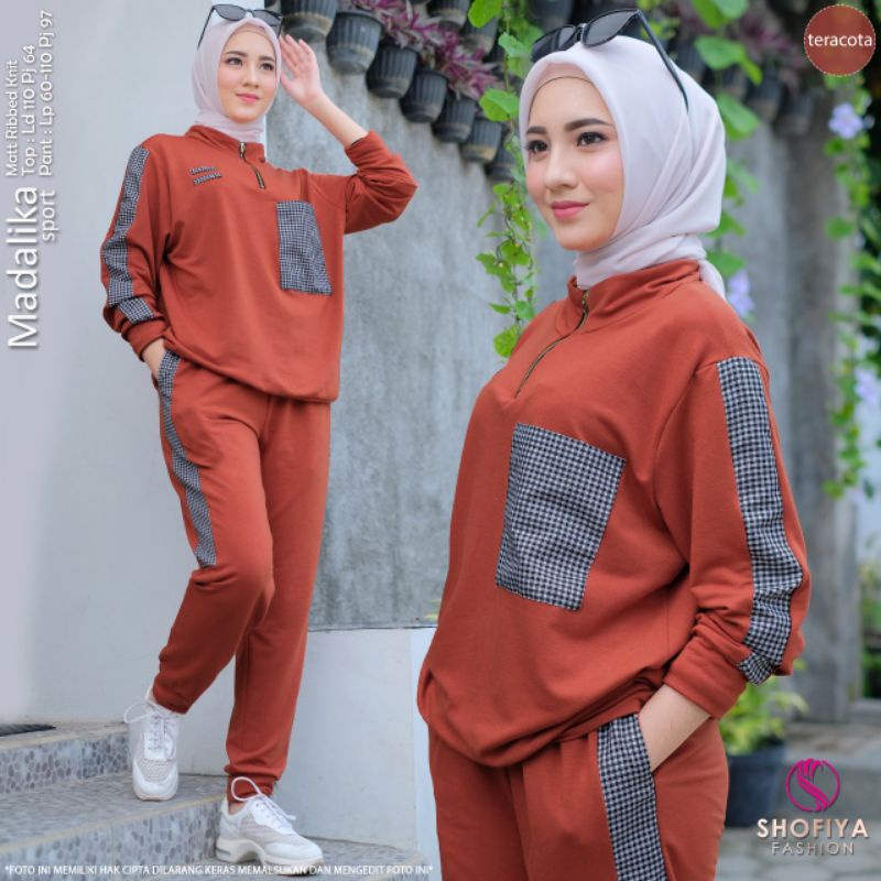 [READY] MANDALIKA SPORT BY SHOFIYA SETELAN OLAHRAGA WANITA MUSLIM TERBARU KEKINIAN