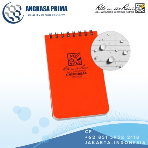 

Buku Survey Rite In Rain Orange Top Spiral 4 X 6