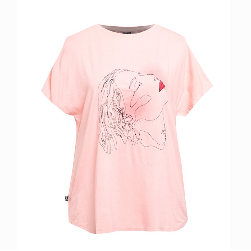 Juice Ematic Kaos Wanita Lengan Pendek Merah Muda AVOIR LSTS84303-PNK Planet Surf