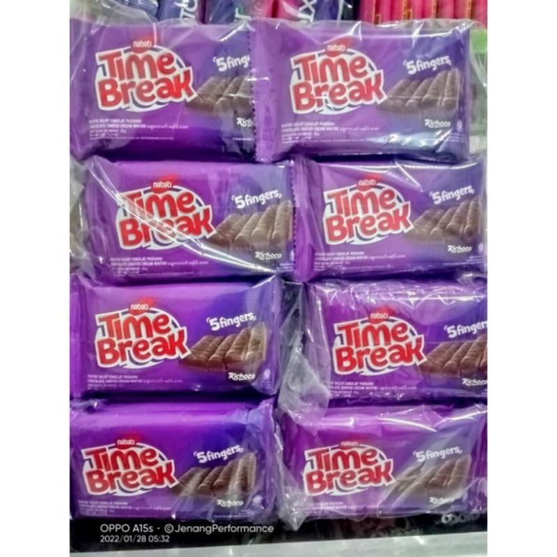 

Nabati Time Break Wafer Coklat 20 gr isi 20 pcs