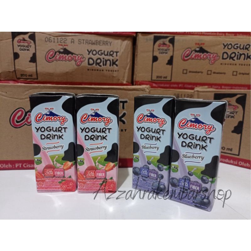 

Cimori Yogurt Mix 2 Rasa Strawberry Blueberry 200ml 1 Dus/Karton 24 Pcs