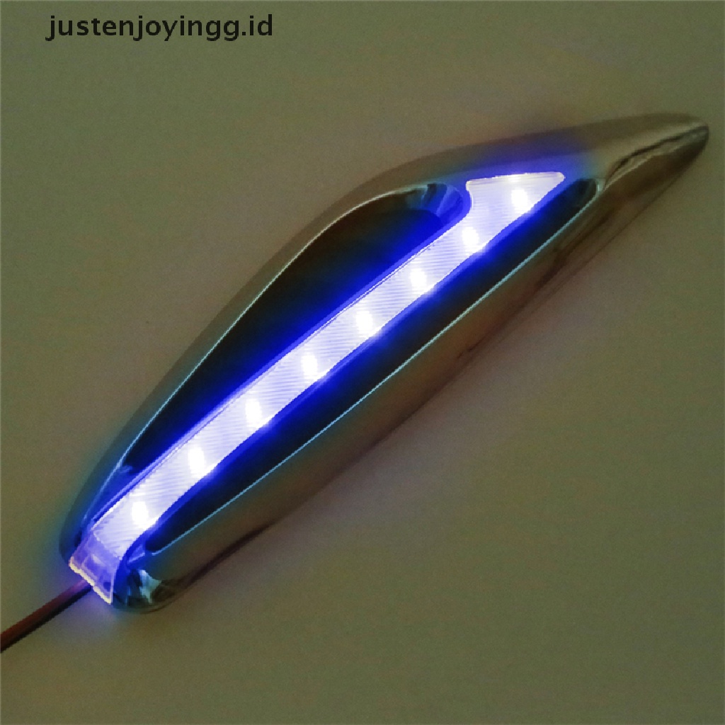 (Justenjoyingg.Id) 2pcs Lampu Sein Samping Fender Mobil Led Universal Warna Kuning / Merah / Biru / Putih