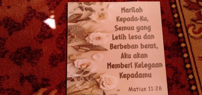 Hiasandinding/rohani/kristen/posterkayu/dekorasi/pajangan/shabbychic