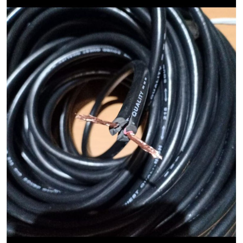 KABEL LISTRIK SERABUT HITAM HYO 2 X 1,5MM