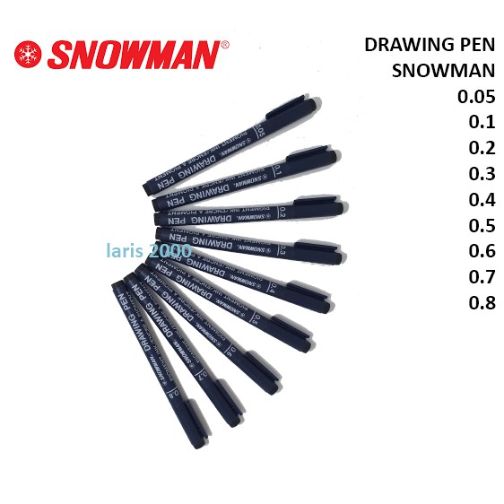 

Spidol Drawing Pen / Pulpen Gambar Lukis Snowman