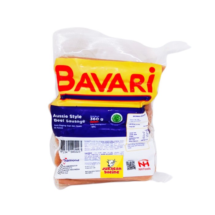 Bavari Aussie Style Beef Sausage / Sosis Sapi Bavari 360 Gr