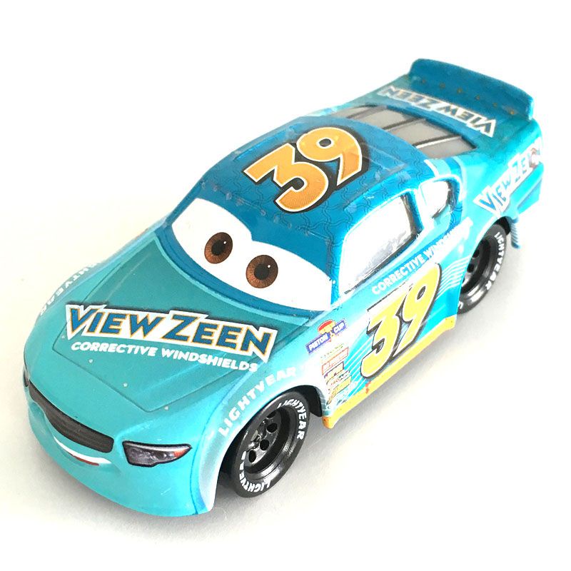 【New！！！】Mainan Mobil Diecast Disney Pixar Cars McQueen Storm ramirez Skala 1: 43 Bahan Alloy Metal untuk Anak