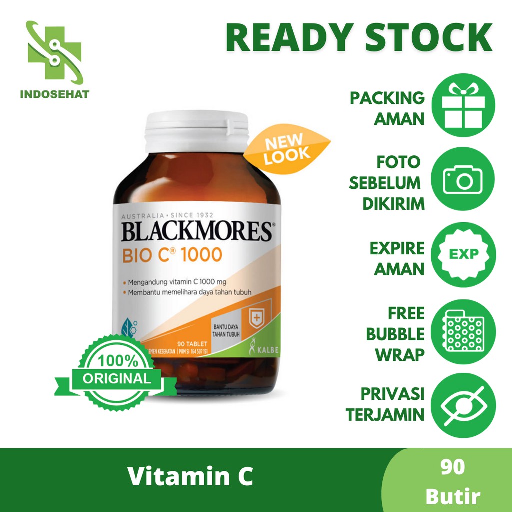 Blackmores Bio C 1000mg Isi 90 Tablet Shopee Indonesia