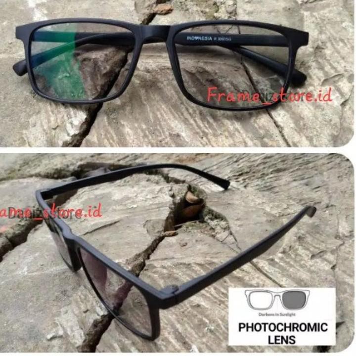 Original  KACAMATA PHOTOCROMIC / KACA MATA ANTI RADIASI MINUS PLUS PRIA WANITA